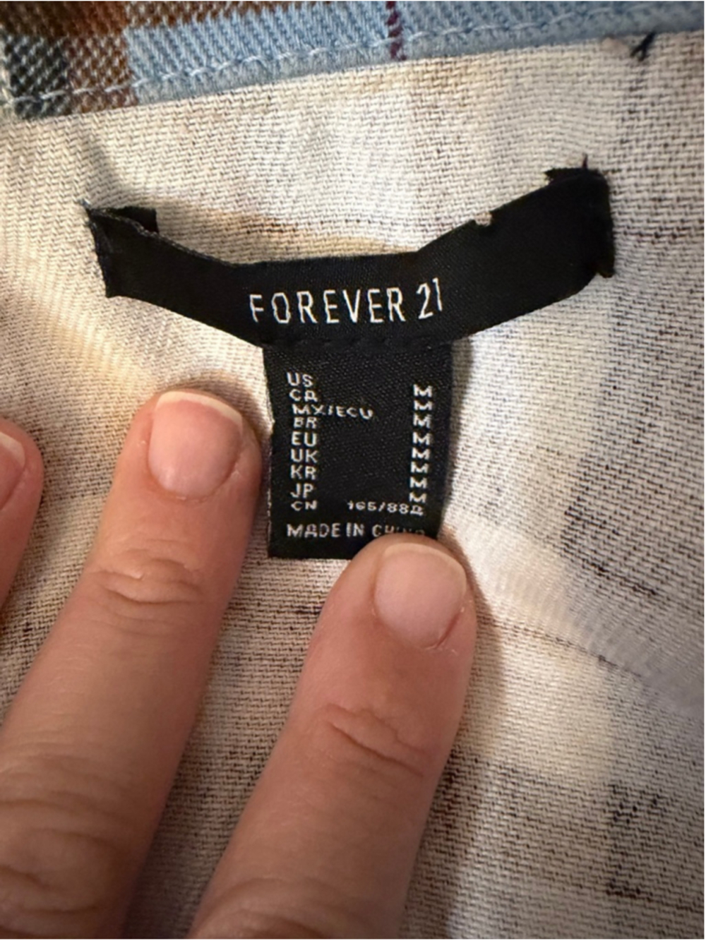 Forever 21 Plaid Cotton Denim
Style Jacket NWOT. - Picture 5 of 7